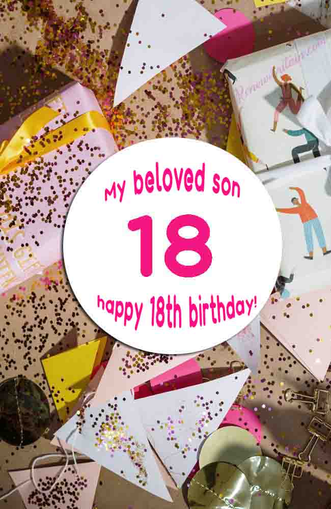 18th Birthday Wishes For Son From Dad