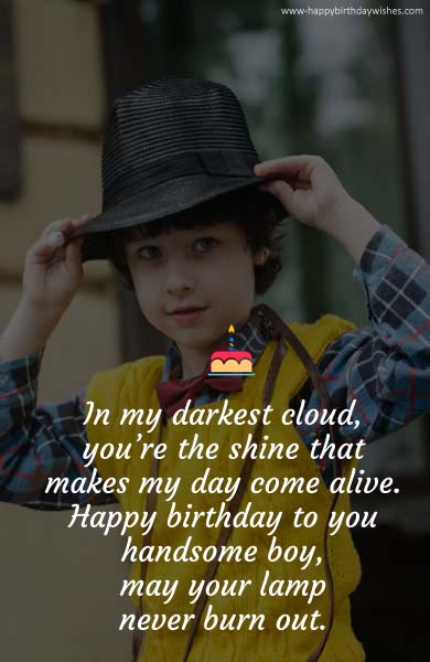 Birthday Wishes for Handsome Boy